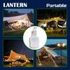 Portable LED travel light bulb with hook, USB rechargeable emergency work light, handheld floodlight lantern
