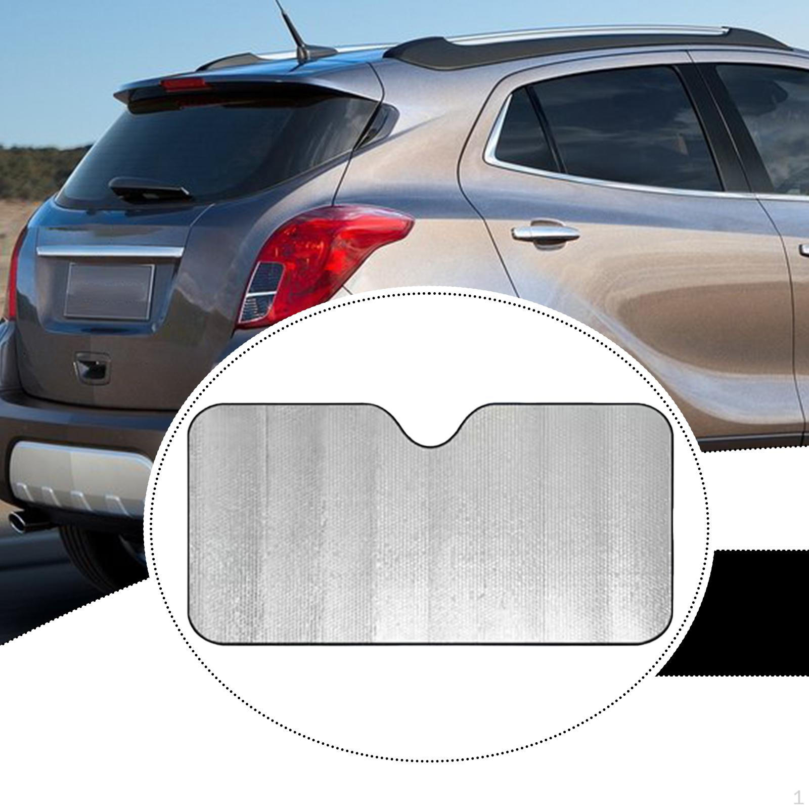 

Car Windshield Cooling Cover for Back Window Vehicle Interior Accessory 130x60cm Shade