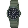 Casio MQ-24UC Women's Standard Analog Watch Olive Lightweight Slim Business Watch