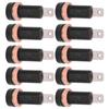 10pcs 4mm Banana Jack Socket Mount Binding Post Connector Adapter Panel for Electronic Instrument