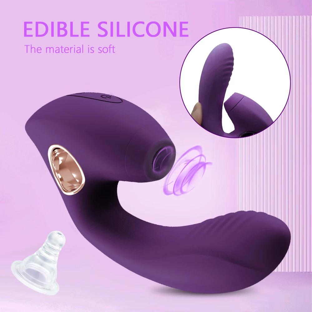 Sucking Vibrators Clitoris Vaginal Stimulator Female G Spot Massager Couple Anal Masturbators Sex Toys For Erotic Adult 18+