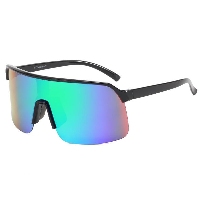 

Outdoor Bicycle Sunglasses Women Integrated European American Cross-border Sports Glasses Men Colorful Cycling Wholesale