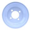 19X7 8 ATV Wheel Rim Aluminum Alloy 4 Bolt Holes 8 Inch Wheel Rim Hub for Go Kart Quad Dirt Bike Ride On Mower White