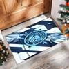 Manchester City Printed Flannel Area Rug Non Slip Soft Polyester Floor Carpet Indoor Decor Mat for Bedroom Living Room Sofa