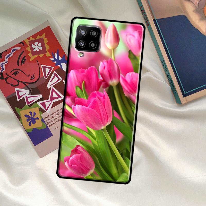 Tulips Flower Case For Samsung Galaxy A56 A36 A06 A13 A53 A32 A12 A22 A52 A35 A26 A16 A55 A15 A54 A34 A14
