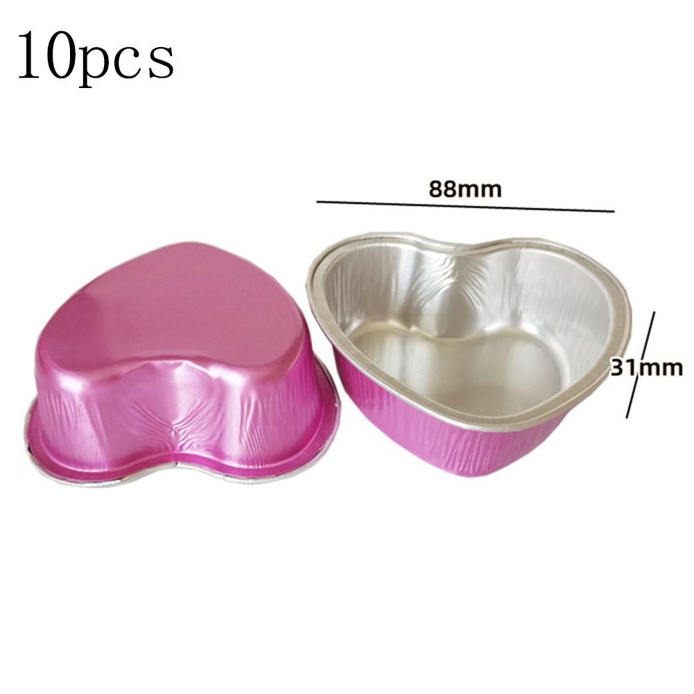 

Алюминиевая фольга Форма для кекса Сердцевидная Крышка в форме сердца Дизайн в форме сердца розы красного