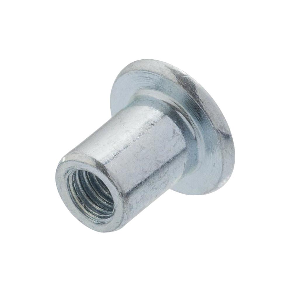 Nakrętka z łbem płaskim m8 x 16, stal ocynkowana, 50 sztuk, tulejka meblowa, imbus 5 mm