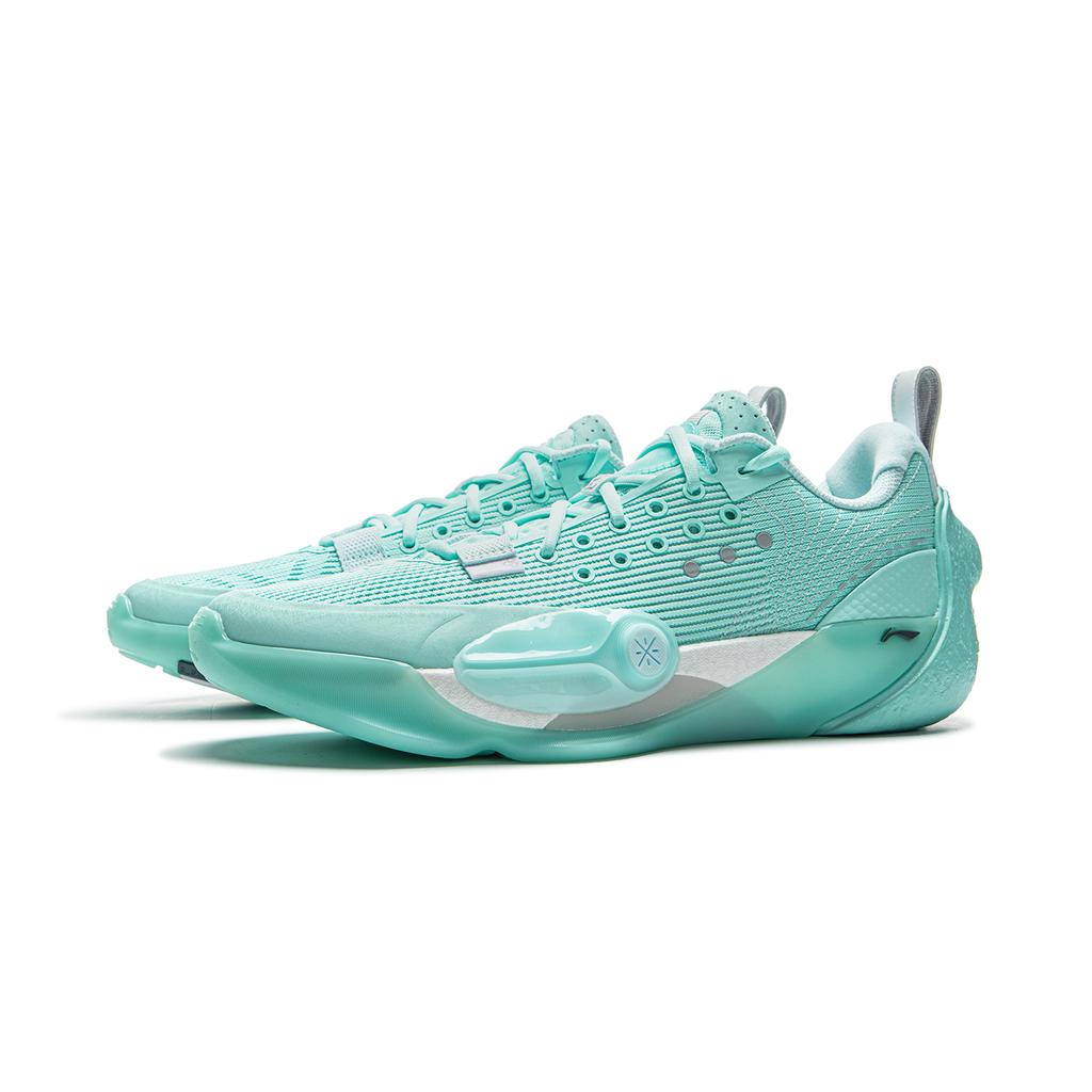 New LiNing Full City 13 Cushioned Slip Resistant Abrasion Resistant Low Top Basketball Shoes Men's Green ABAV017-8