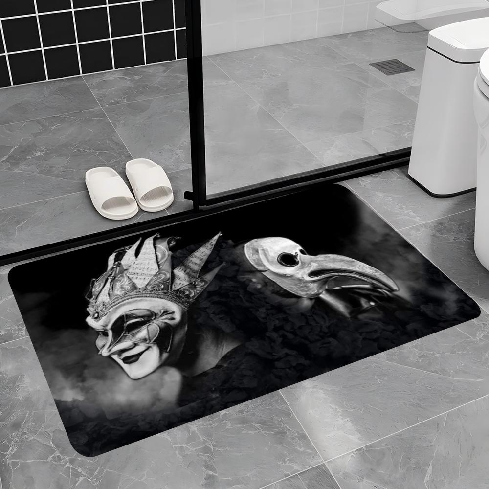 DJ Boris Brejcha Door Mat Washable Non-Slip Living Room Sofa Chairs Area Mat Kitchen Doormat Area Rug