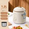 Mini olla arrocera de 1,2 l, multifuncional, ideal para dormitorios de estudiantes y hogares.