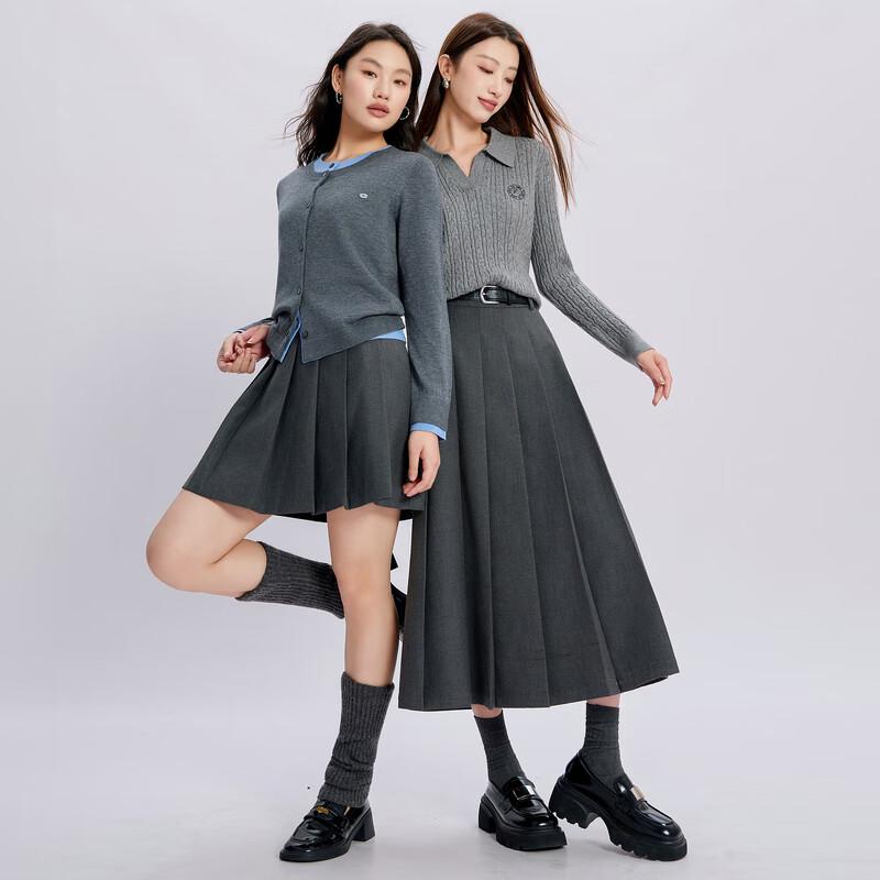 

Sancai Women s Plus Size Pleated A-Line Mini Skirt L 165/76B