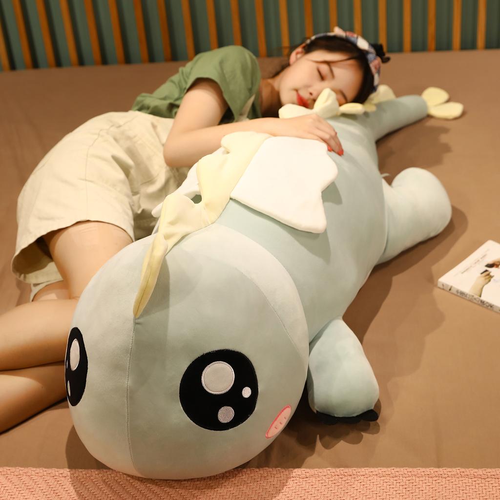 1pc Cute Lying Dinosaur Plush Toys Cartoon Animal Pillow Lovely Dolls Stuffed Soft Baby Dino Toys Kawaii Gift For Children Girls