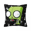 Pillow Cover Invaders Zims Retrro Cartoon Printed Cushion Cover Morden Pillow Case For Sofa Home Decorative Pillowcases