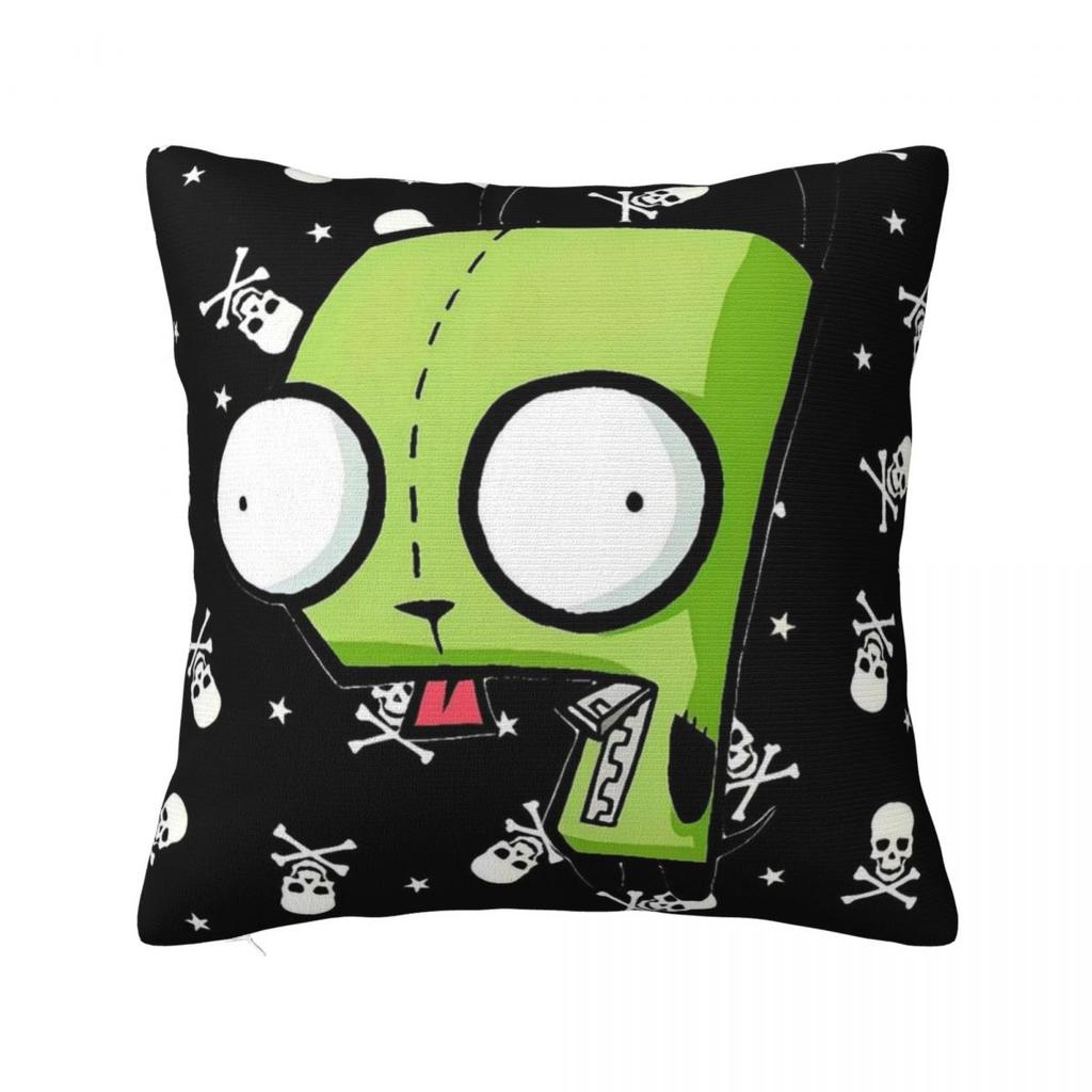 Pillow Cover Invaders Zims Retrro Cartoon Printed Cushion Cover Morden Pillow Case For Sofa Home Decorative Pillowcases