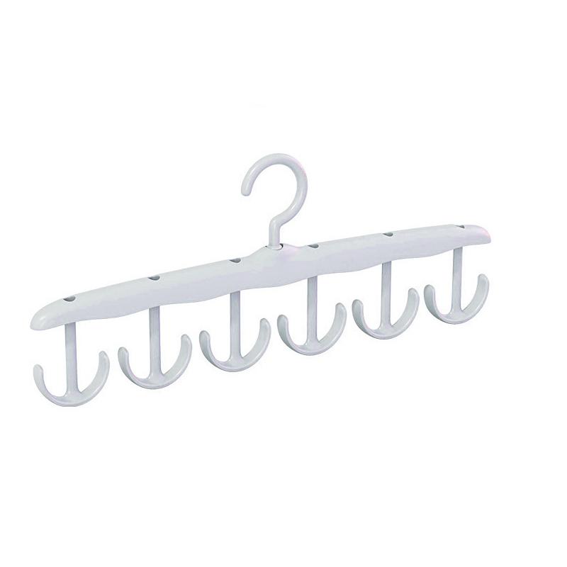 12 Hook Rotatable Hook Hanger,Underwear Sling Wave Drying Hanger, Multi-Functional for Home Dormitories,Storage Organizer a Gift