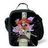 NARUTO Anime Cartoon Kids Insulated Thermal Lunch Bag, Lightweight Portable Children Picnic Tote Bag for Boys & Girls Age 5-11