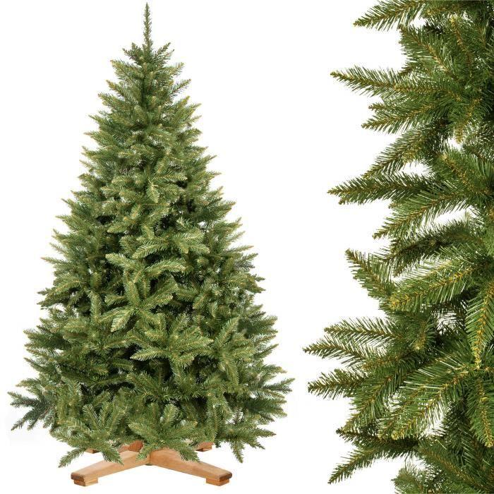 Sapin de Noël artificiel - SPRINGOS - Épicéa du Caucase - 220 cm - PVC - Intérieur