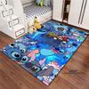 Tappeto Lilo & Stitch con Stampa Cartone Animato – Tappetino per Camera da Letto e Soggiorno / Tappeto Decorativo per Casa Antiscivolo di Grandi Dimensioni