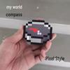 Pixelstil Rörlig Kompasshalsband - Inspirerad av MC-spel