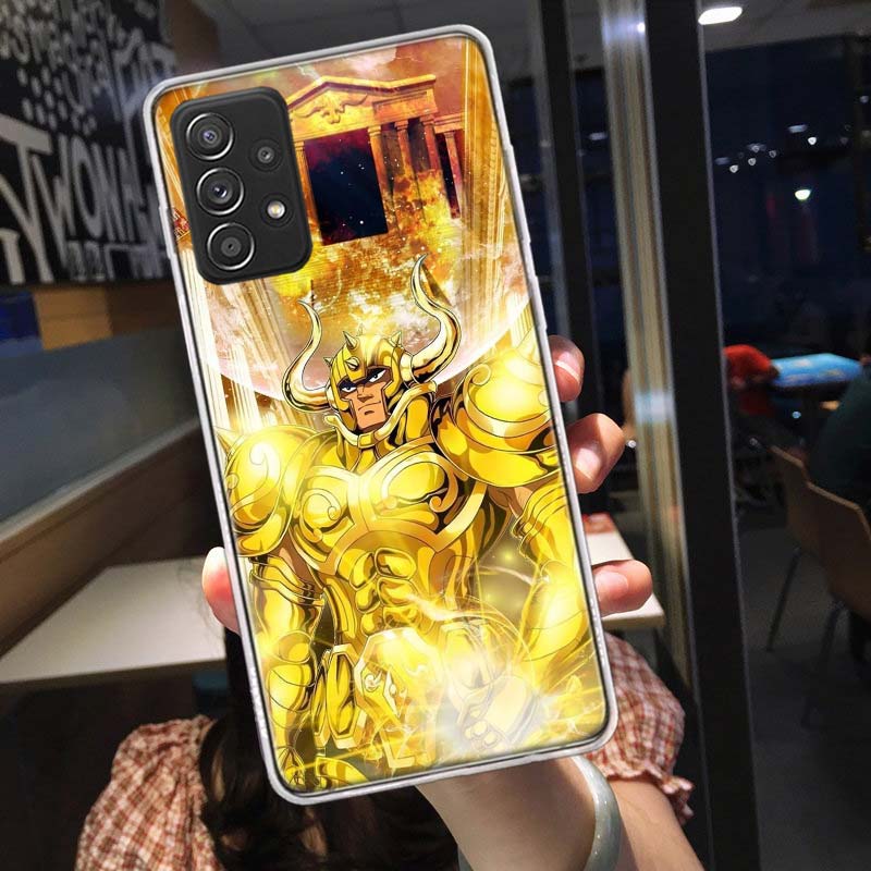 Saint Seiya Knights Of The Zodiac Phone Case for Samsung A54 A57 A37 A17 A14 A15 A12 A24 A34 A55 A35 A25 A52S A07 A05S A04S A22