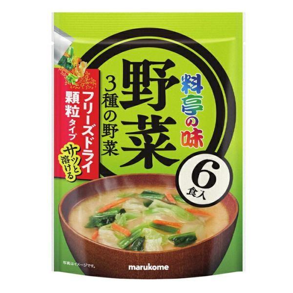 Japan Marukome Ryotei No Aji Freeze-Dried Granulated Miso Soup 4-Serving Pack / 6-Serving Pack