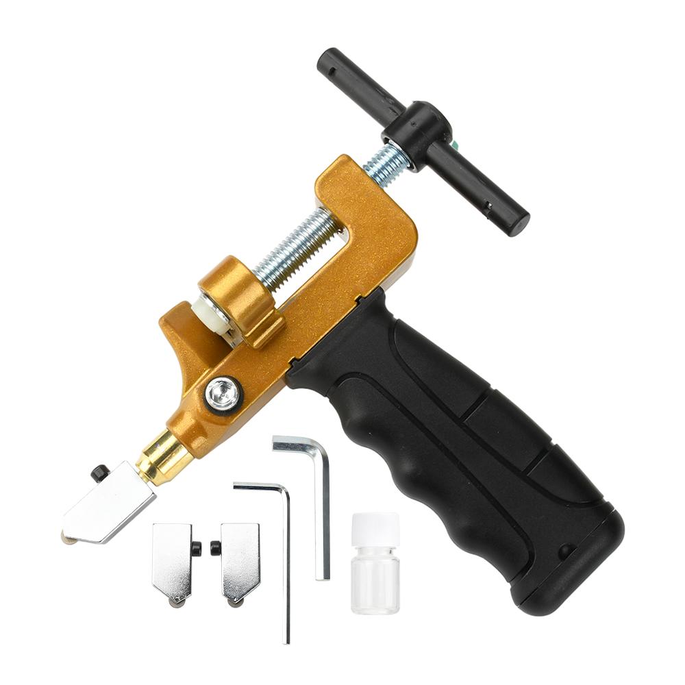 High Quality 2 in 1 Diamond Glass Cutter Professional Ceramic and Porcelain Cutting Machine Manual Multifunction Home DIY Tool