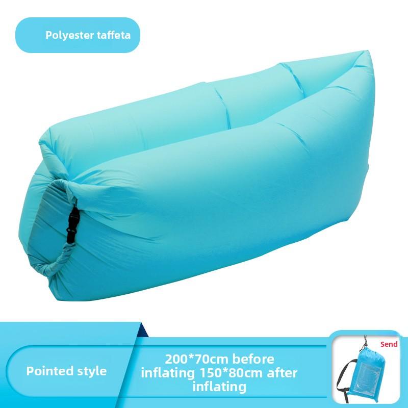 Kissenstil Aufblasbares Sandentdeckung Outdoor Tragbares Faules Luftsofa Faltbares Aufblasbares Bett Schlafsack Atmungsaktiv Praktisch