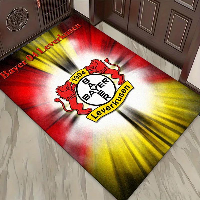 Tappeto Bayer Leverkusen per Soggiorno Camera da Letto Casa Decorazione Divano, Tappetino Antiscivolo per Giochi Bambini