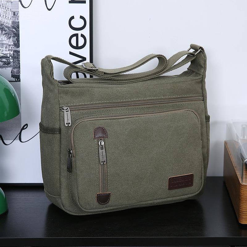 Vintage Crossbody Bag with Adjustable Strap Casual Outdoor Style, Easy Care, Suitable for Hiking and Daily Carrying
