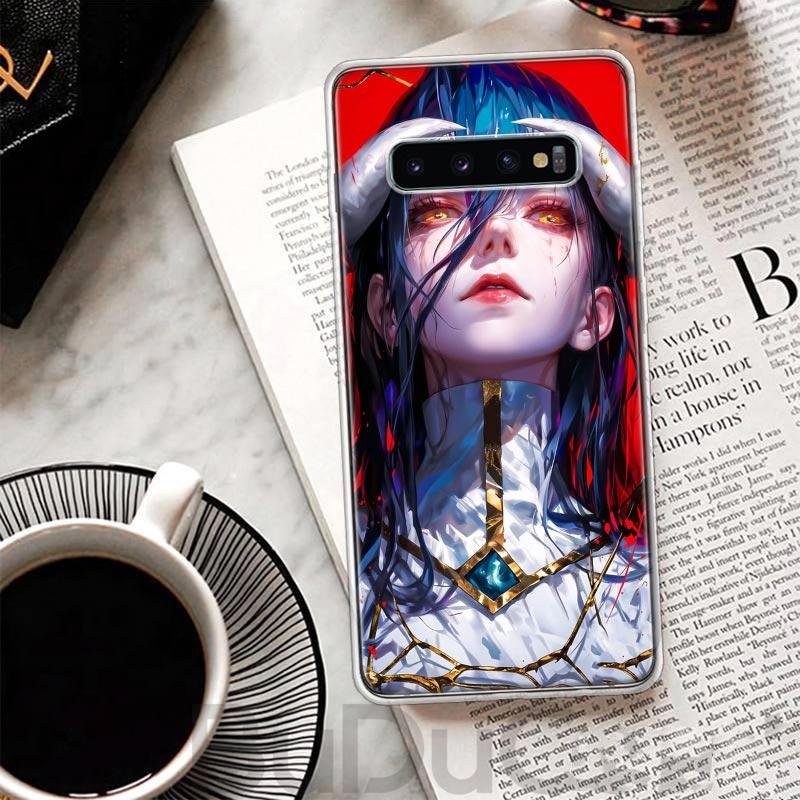 Albedo Overlord Anime Cover For Samsung Galaxy S8 S9 Plus S10 Lite Note 8 9 10 Pro 20 Ultra S7 Edge M11 M21 M32 M51 Print Coque