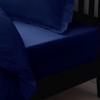 Nishikawa Fitty Pack Sheet for Beds 24+, Double, 140 X 200 X 40 Cm, Navy, TFP-06, 2120-06043