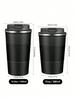 1PC 380/500ml Travel Mug With Leakproof Lid Insulated Reusable Coffee Mug Stainless Steel Thermal Coffee Cup Office School