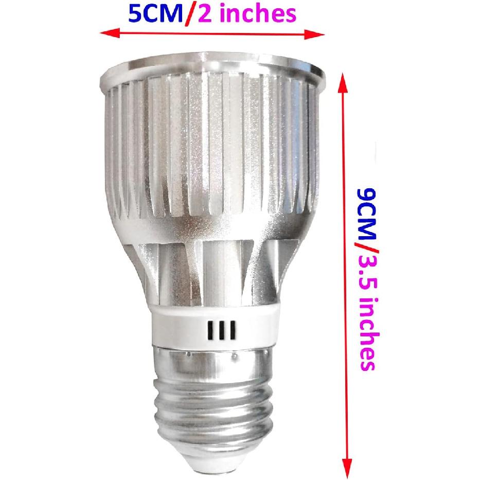 7W E27 Bright LED Light Bulb Replacement Spotlight Ball Lamp Energy Save Pure White