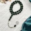 Acrylic Muslims Prayer Beads Oval Ergonomic Design Rosary Bracelet For Daily Worship And Meditation Comfortable Grip