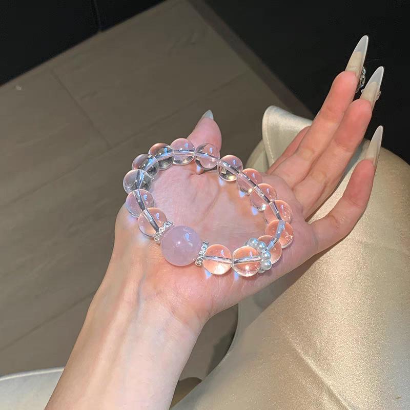 Jiangnan Style Aquamarine & Sandalwood Emotionally Stabilizing Women's Bracelet