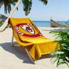 KC Chiefs logo Print Beach Towel, Large Soft Quick Dry Towel for Beach Camping Swimming