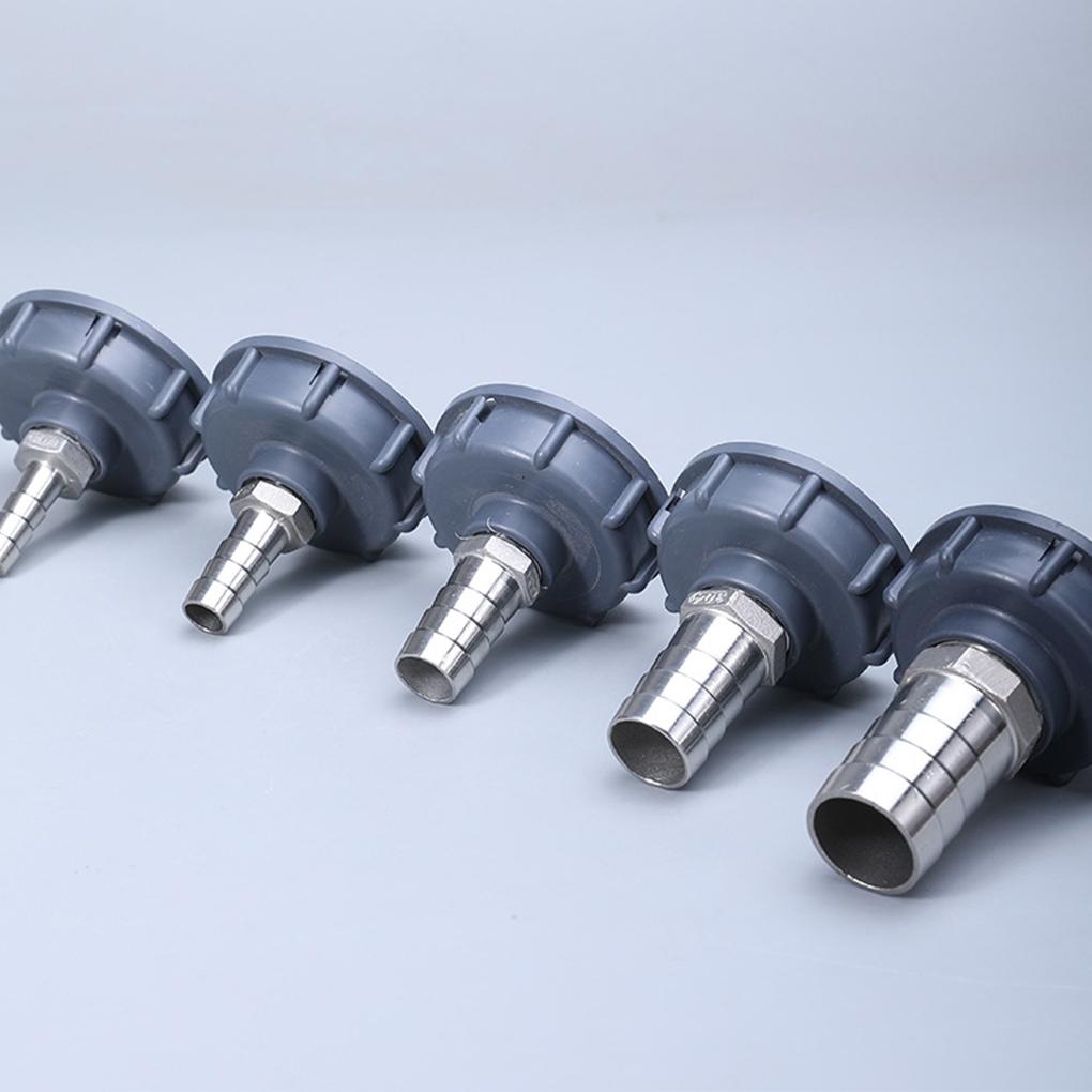 Praktický adaptér pro IBC nádrž Snadná instalace PP plastový konektor pro IBC nádrž na vodu Adaptér ventilu pro IBC nádrž Bezpečný, Černý, 1/2mm