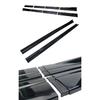 Universelle Auto-Seitenschweller-Verlängerungslippe Rocker Panel ABS Lackiert Hochglanz Schwarz 8 Stück Für BMW Zubehör E92 E90 E87 E91 F30 F10 G3