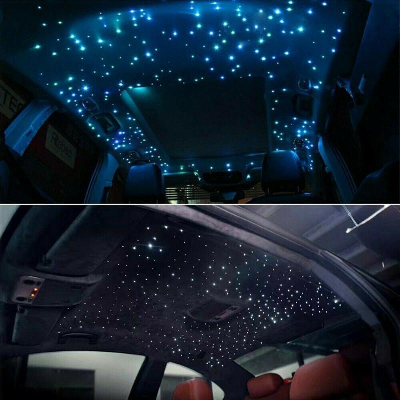 300Pcs 12W Rgbw Led Fiber Optic Lamp Car Roof Ceiling Star Light Kit App Control