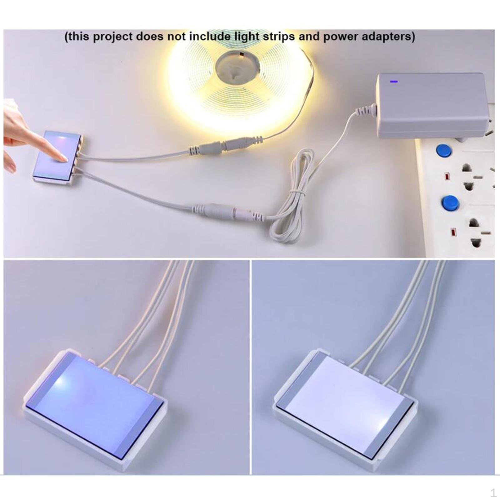 

Сенсорный переключатель зеркала в ванной комнате для световой лампы с регулируемой яркостью, сенсорный переключатель, легко Style A