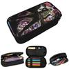 Japan JoJos Bizarre Adventure Anime Federmäppchen für Jungen Mädchen Schul-Stiftebox Stiftebeutel Schreibwaren Stifthaltertasche