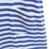 marimekko Border Pattern Long sleeve one piece 160 Blue x white Kid's Used