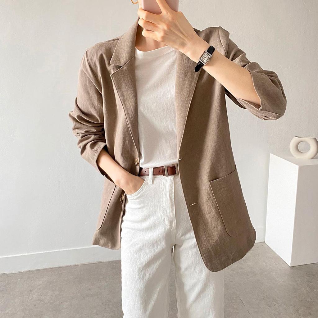 lightweight linen jacket