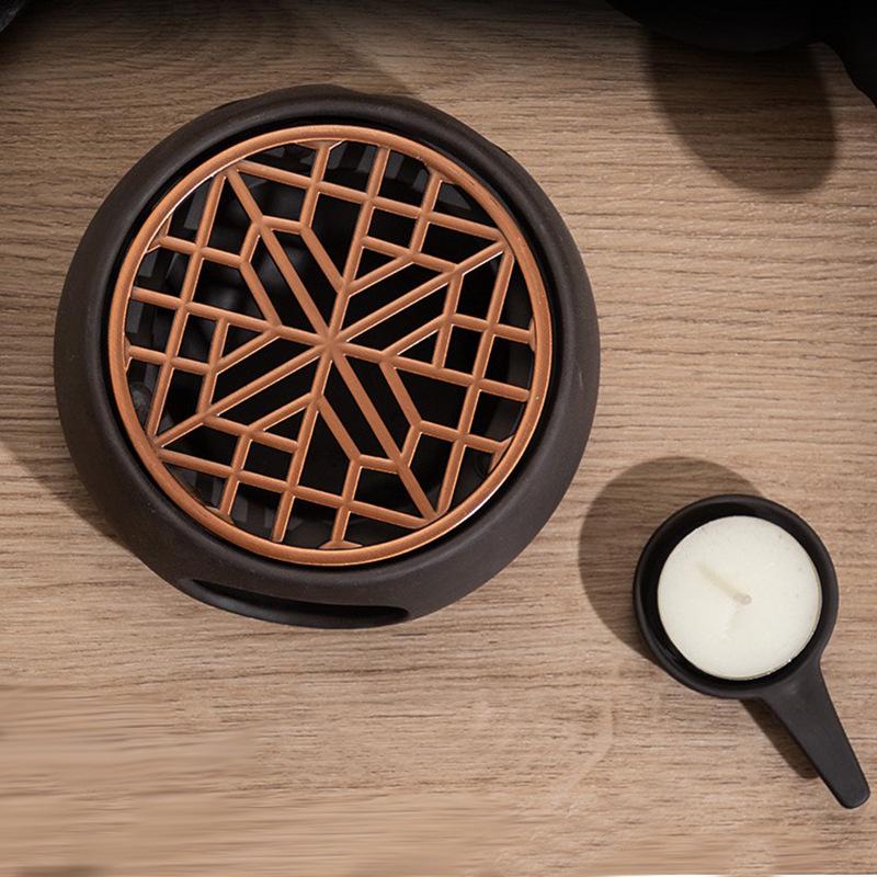 Handmade Ceramic Teapot Warmer and Candle Holder