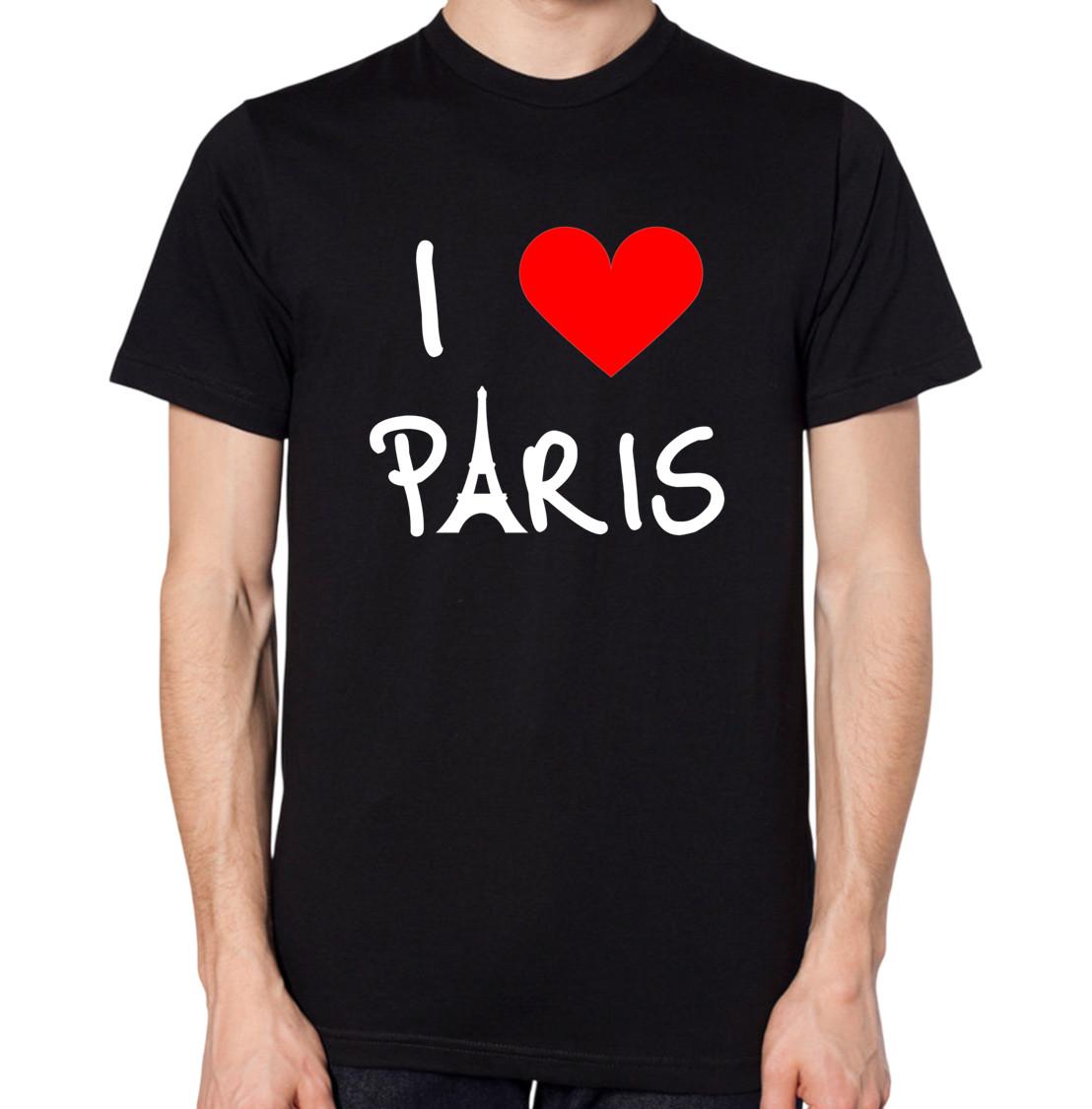 I Love Paris T-Shirt S разноцветный