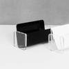 High-End Business Cards Display Holders Black&Clear Name Cards Organizer  Tabletop