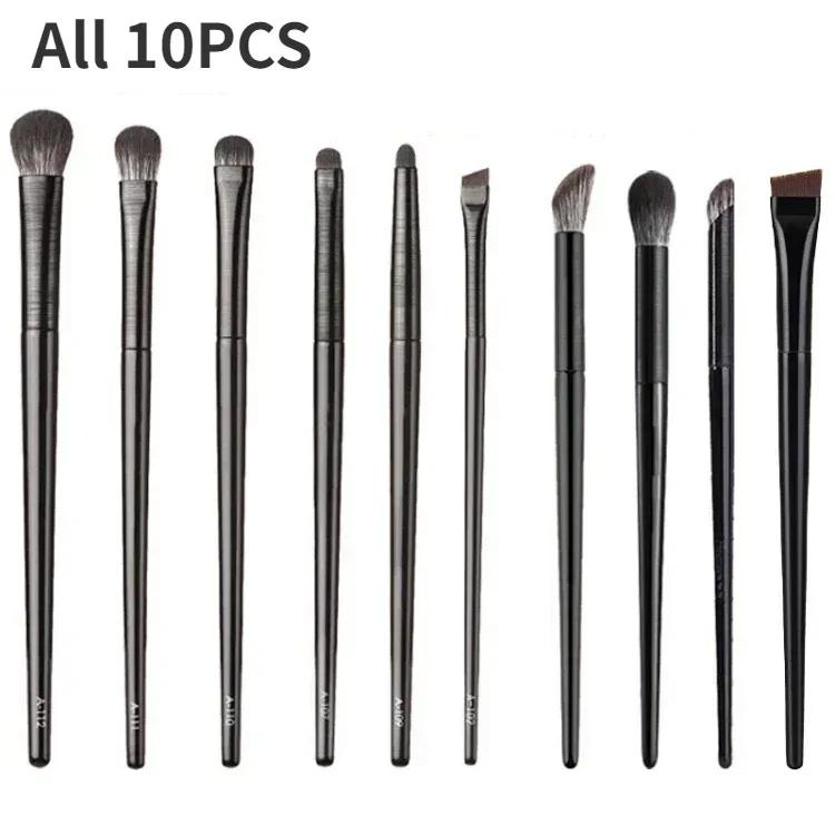 Přírodní materiál Profesionální sada štětců na make-up Oční stíny Powder Foundation Blush Contour Shadow Mixed Makeup Beauty Tool