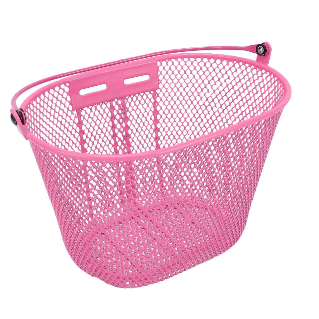 Kids Bike Basket with Handle for Boys Girls Front Cycling Basket for Most Tricycles Scooters
