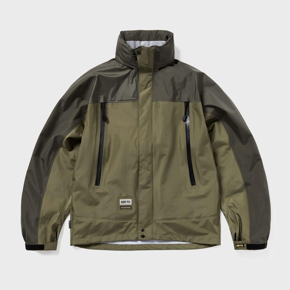 Thisisneverthat Gore Tex 3L Allwetterjacke Schlamm