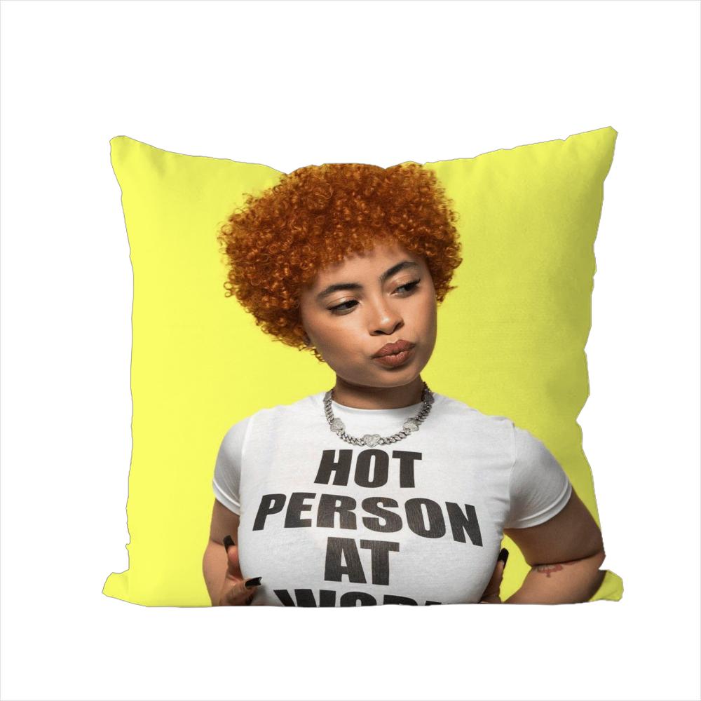 

Singer Ice Spice Pillow Case For Car Sofa Decorative Home Doublesided Print Plush Square Throw Pillow Cushion Cover 30x30cm
